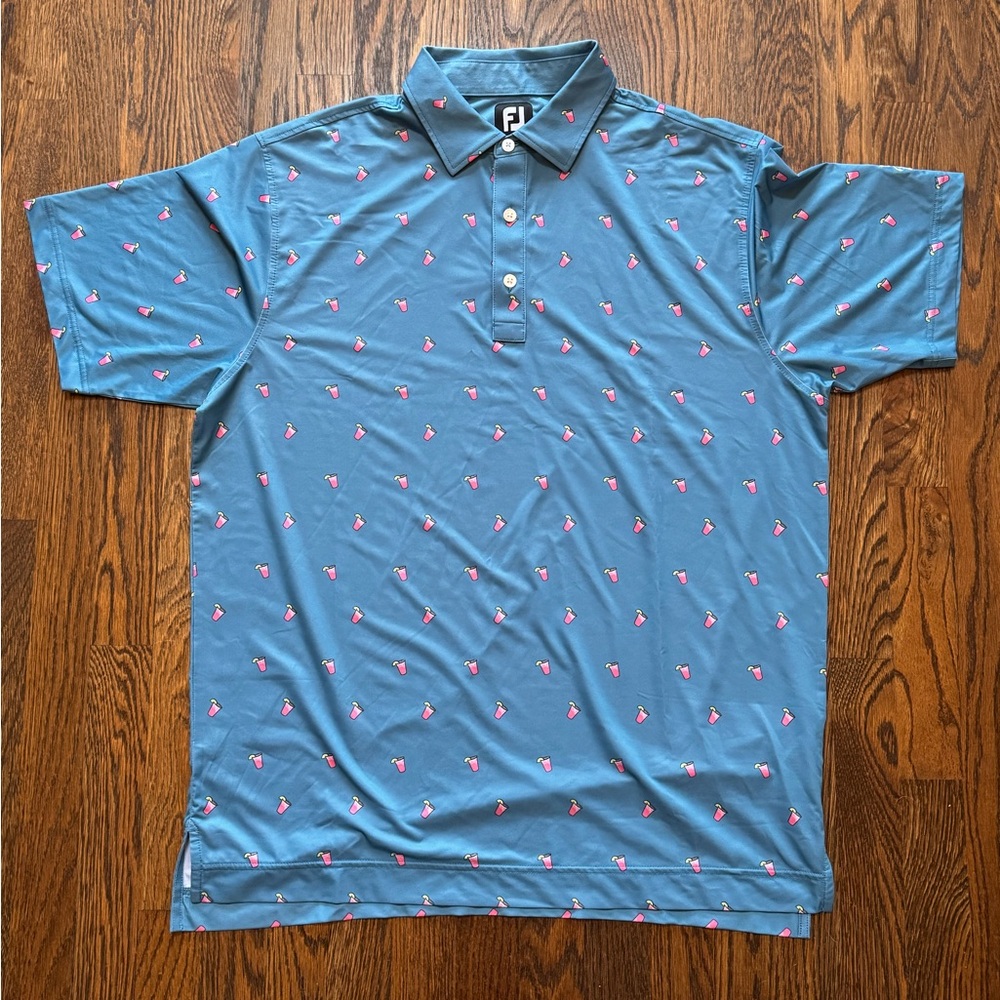 Fun cocktail-inspired FootJoy golf shirt